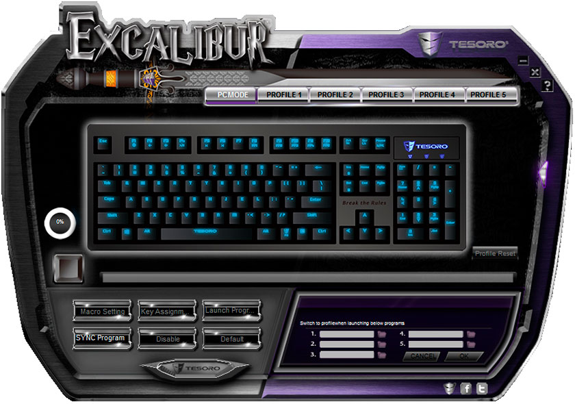 Обзор механической клавиатуры начального уровня Tesoro Excalibur Red Switch-10