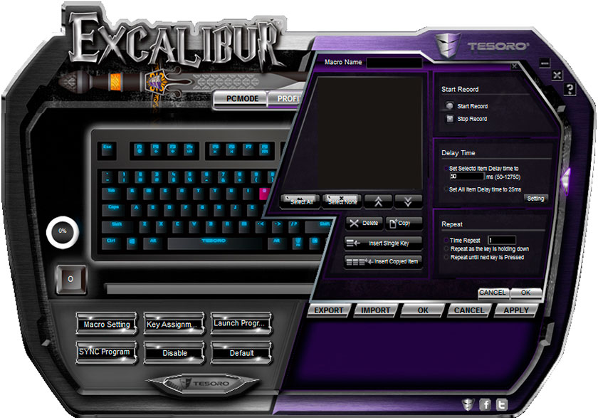 Обзор механической клавиатуры начального уровня Tesoro Excalibur Red Switch-12