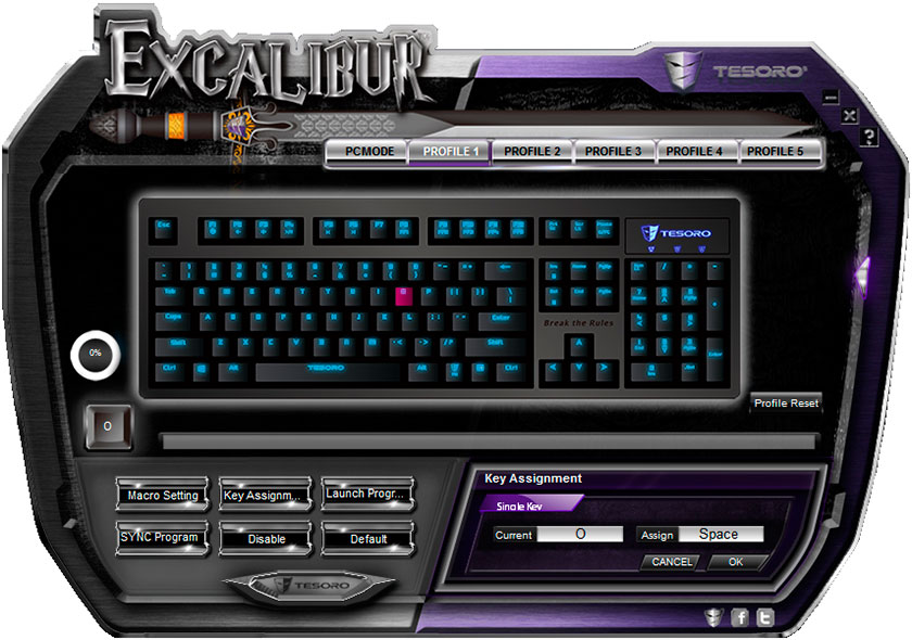 Обзор механической клавиатуры начального уровня Tesoro Excalibur Red Switch-13