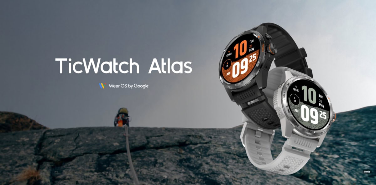 Novedad para personas activas: Mobvoi ha lanzado el TicWatch Atlas, el "smartwatch más duradero" de la historia de la marca