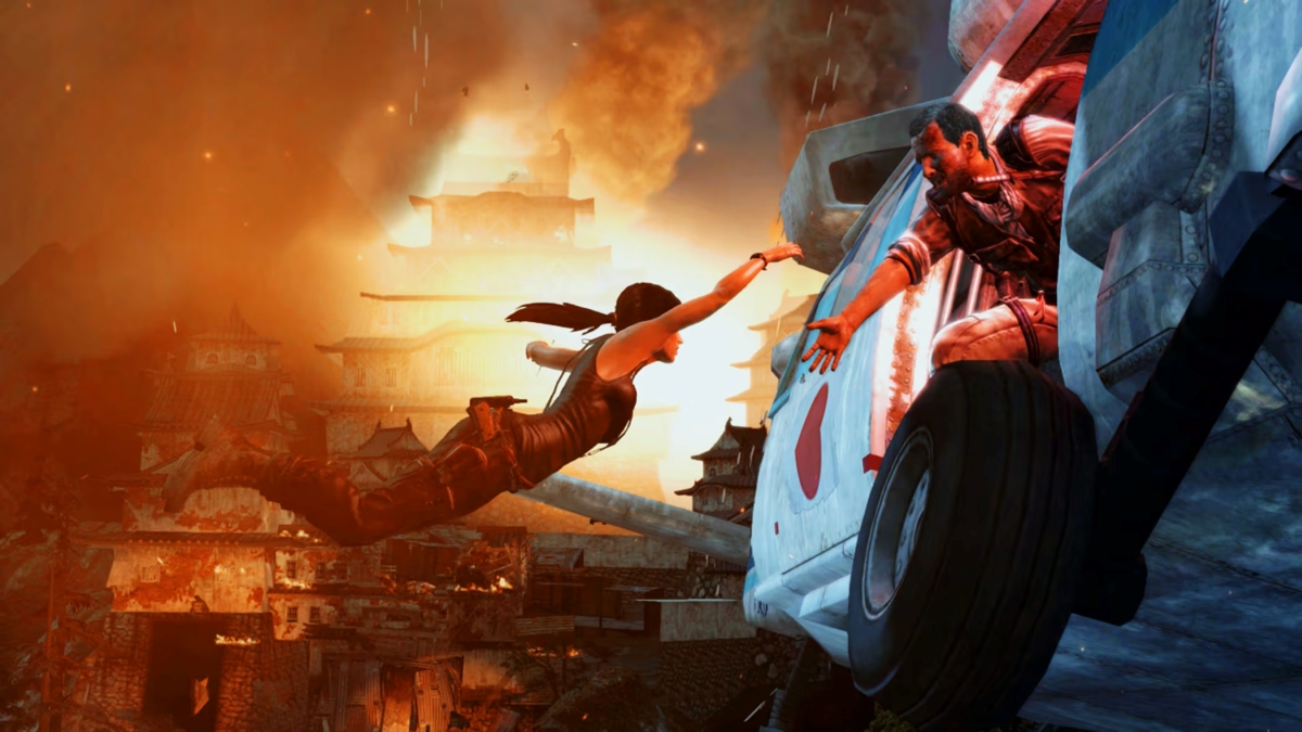 Capture d'écran de Tomb Raider sur Nintendo Switch 2