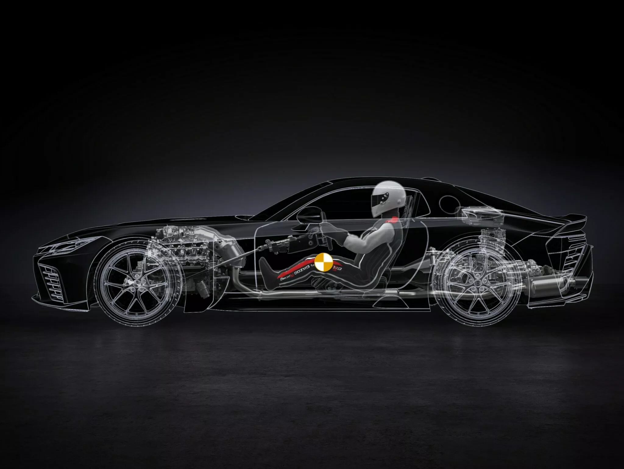 Rear part of Toyota GR GT