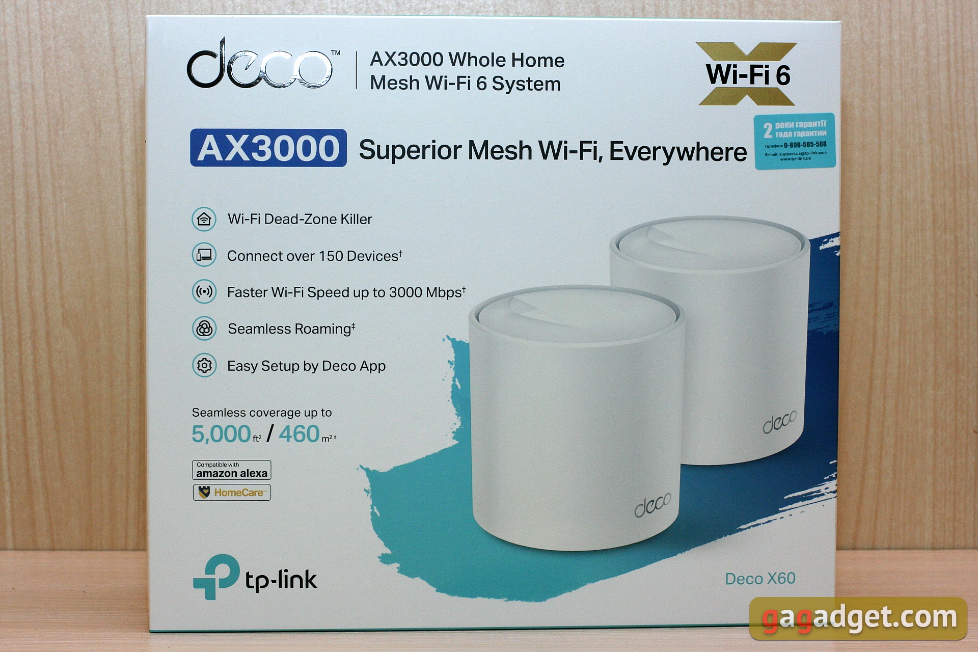 TP-Link Deco X60 AX3000 Whole Home Mesh Wi-Fi 6 System 3-Pack DECO X60  (3-PACK)