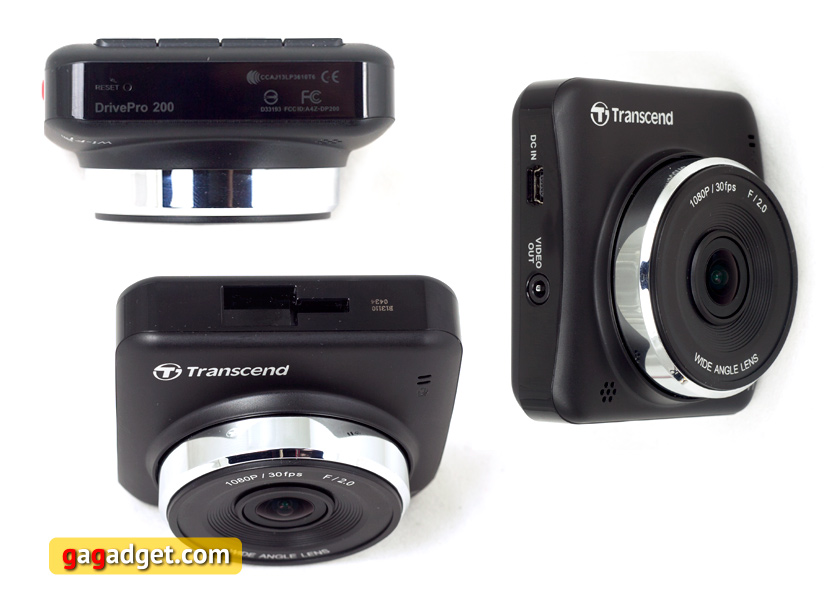 Обзор видеорегистратора Transcend DrivePro 200: семь стеклянных линз и один Wi-Fi-5