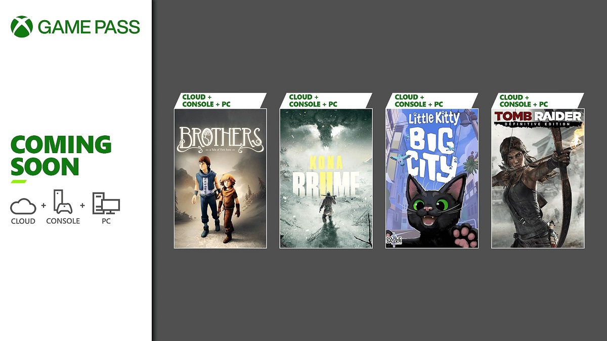 Tomb Raider (2013) remaster and the cult adventure game Brothers: A Tale of Two Sons will be added to Game Pass in the first half of May - see the full list of new releases in the catalogue below