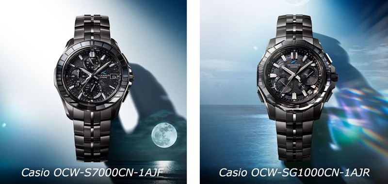 Casio Oceanus Manta часы в стиле Calm Night