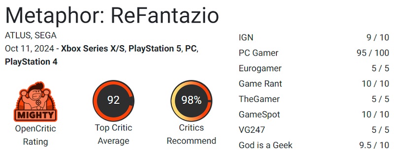 "One of the best games of the year" - critics rave about JRPG Metaphor: ReFantazio. The authors of Persona have outdone themselves!-3