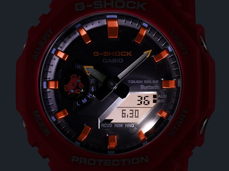 Часы Casio G-Shock Rock Crab крупный план