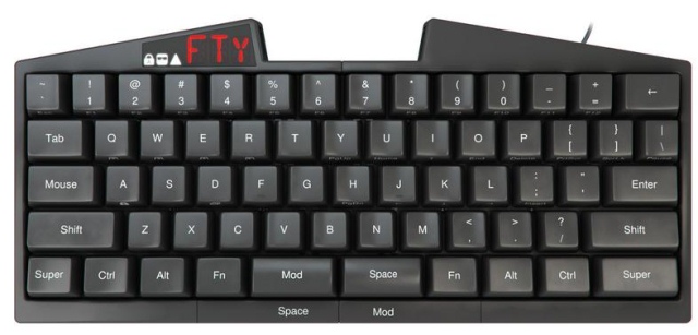 Составная многофункциональная клавиатура Ultimate Hacking Keyboard (UHK)-2