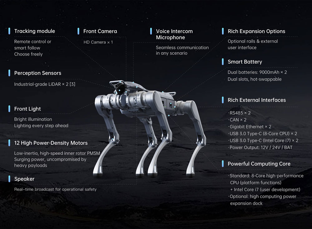 Unitree A2 in action