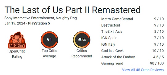 Ein großartiges Spiel noch besser gemacht: Kritiker schwärmen vom Remaster von The Last of Us: Part II-3