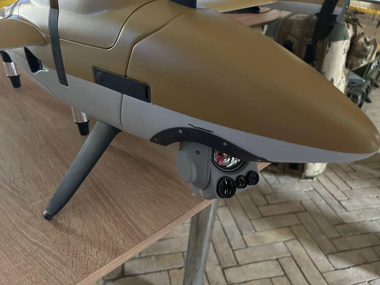 The optical module of the Vector drone from NextVision.