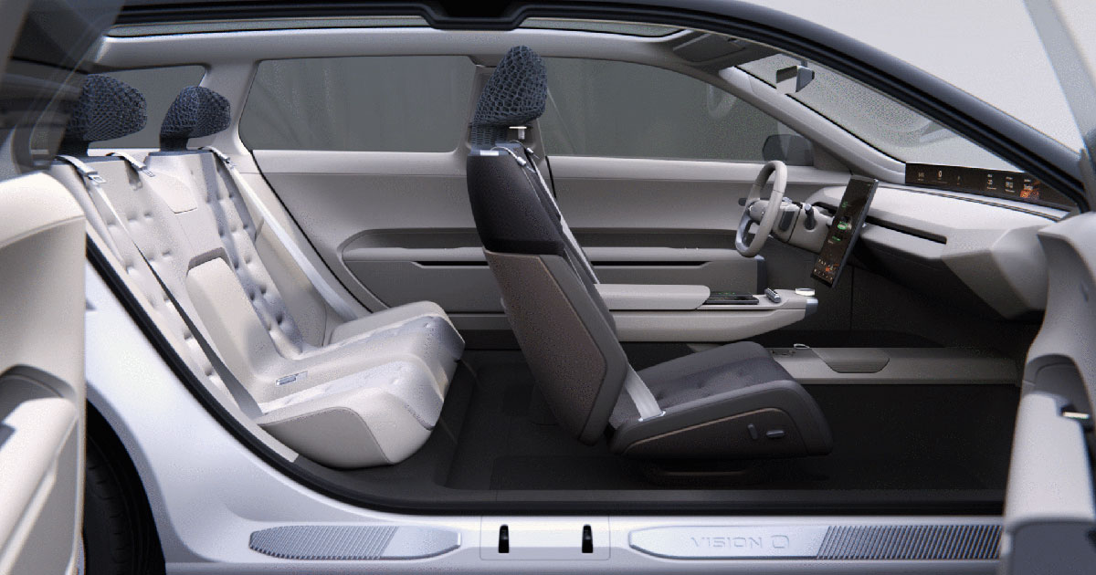 Another look at the interior of the Vision O