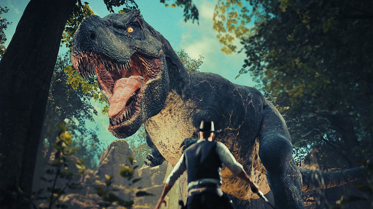 Unveiled gameplay trailer of Son and Bone - shooter about the confrontation of the American sheriff with bloodthirsty reptiloids and huge dinosaurs