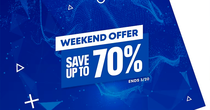 PlayStation Store launches "Weekend Offer" promotion, where popular games receive up to 70% discounts