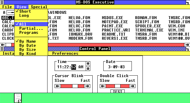 История графических интерфейсов ОС Windows-2