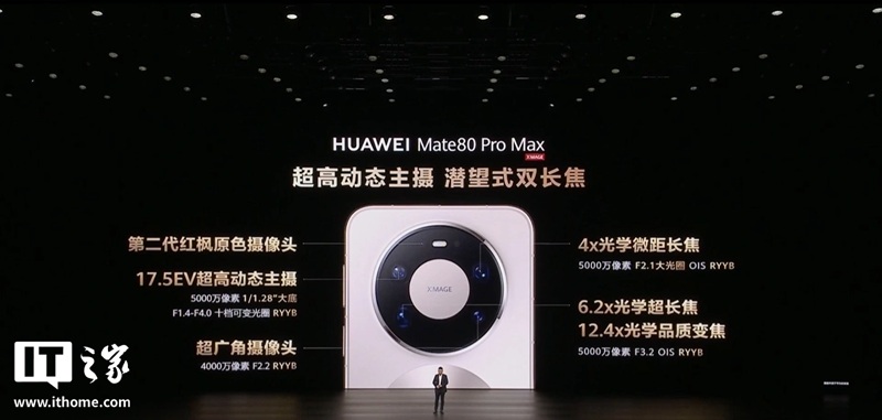 Huawei Mate 80 - вид на дисплей