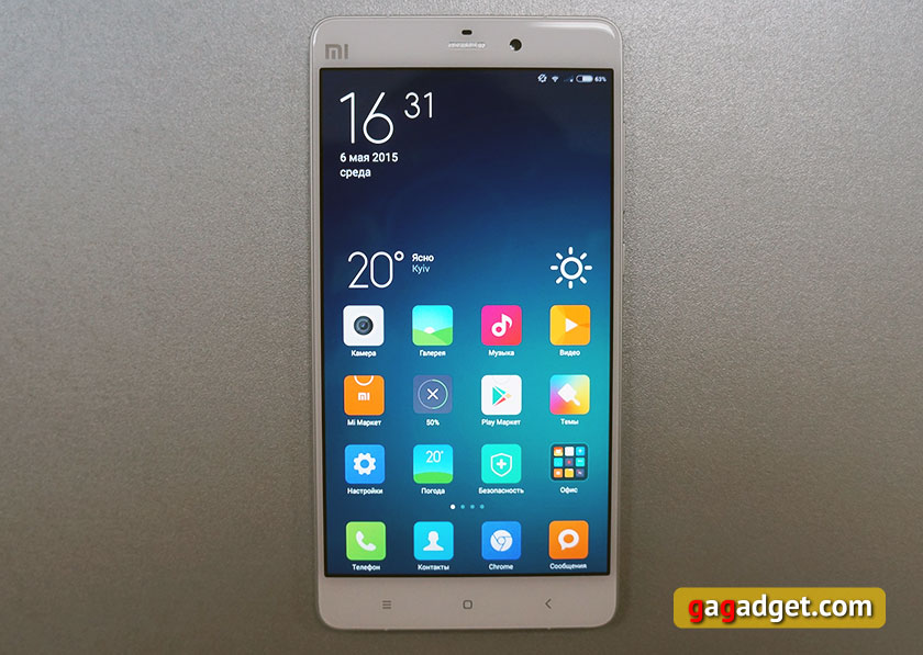 Металл и стекло: обзор 5.7-дюймового смартфона Xiaomi Mi Note-4
