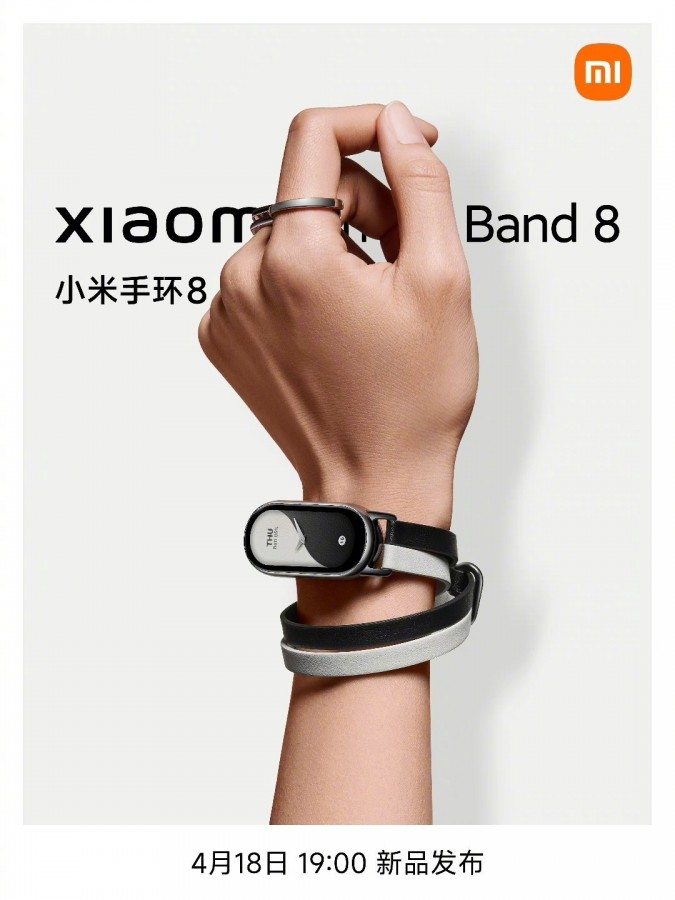 Not just on the arm: Xiaomi shows how the Xiaomi Smart Band 8 can
