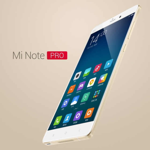 Xiaomi представила два мощных 5.7-дюймовых фаблета Mi Note и Mi Note Pro-3