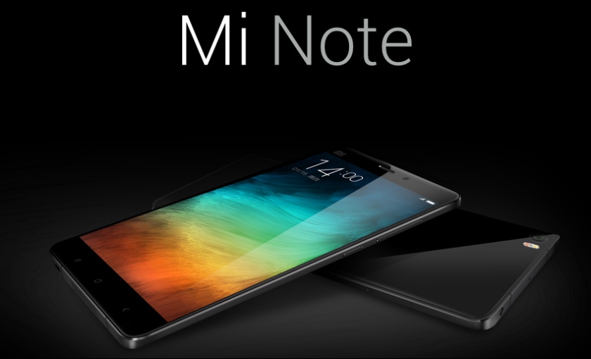 Xiaomi представила два мощных 5.7-дюймовых фаблета Mi Note и Mi Note Pro