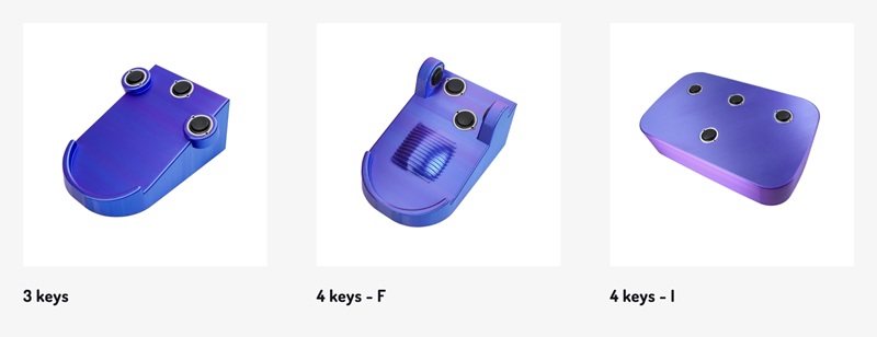 Foot Keyboard models from Varmilo