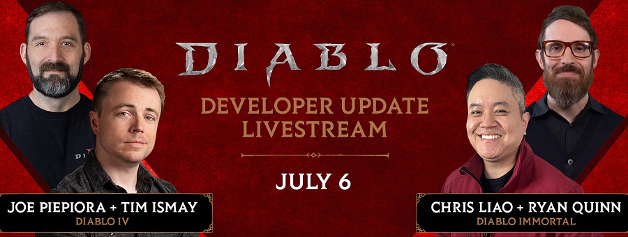 Fans, ikke gå glipp av det! Den 6. juli vil Blizzard fortelle om den første sesongoppdateringen av Diablo IV og avsløre planene for Diablo Immortal.-2
