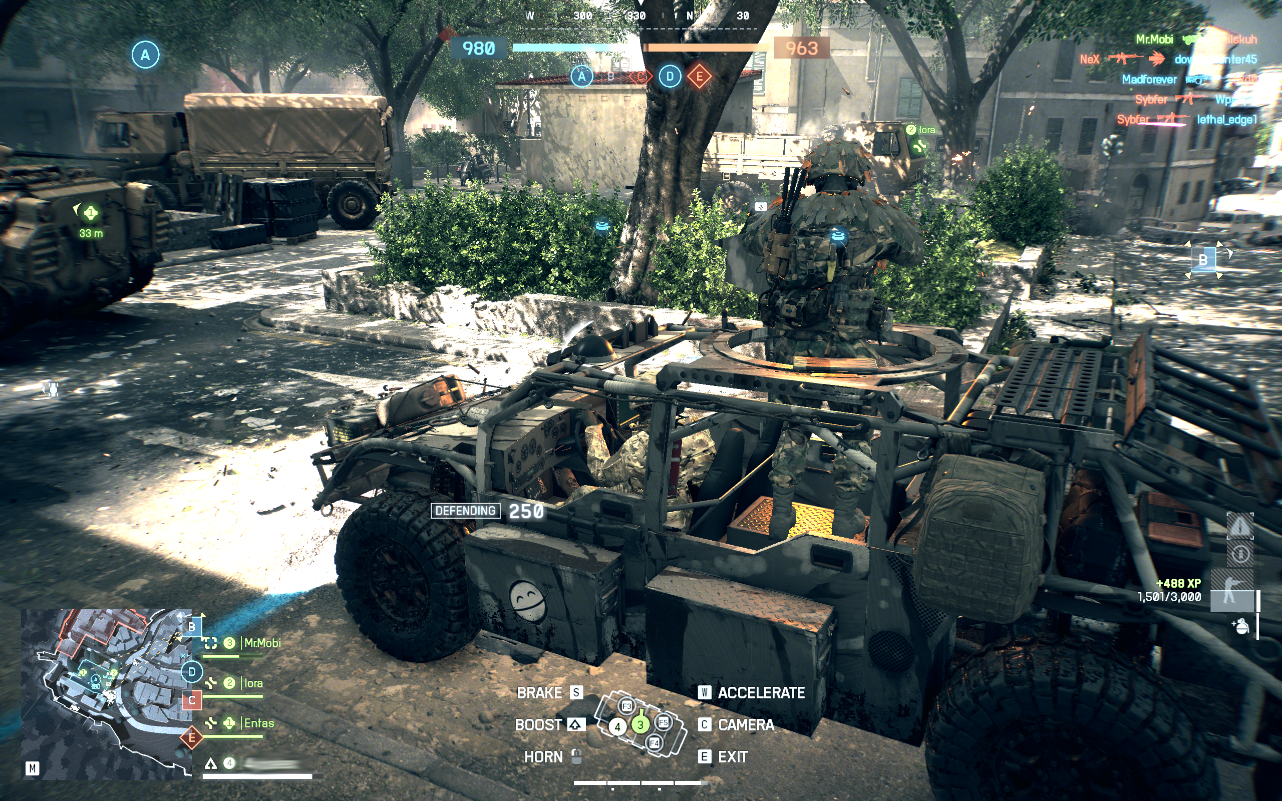 Знімок екрана з класифікацією гравців у Battlefield 6