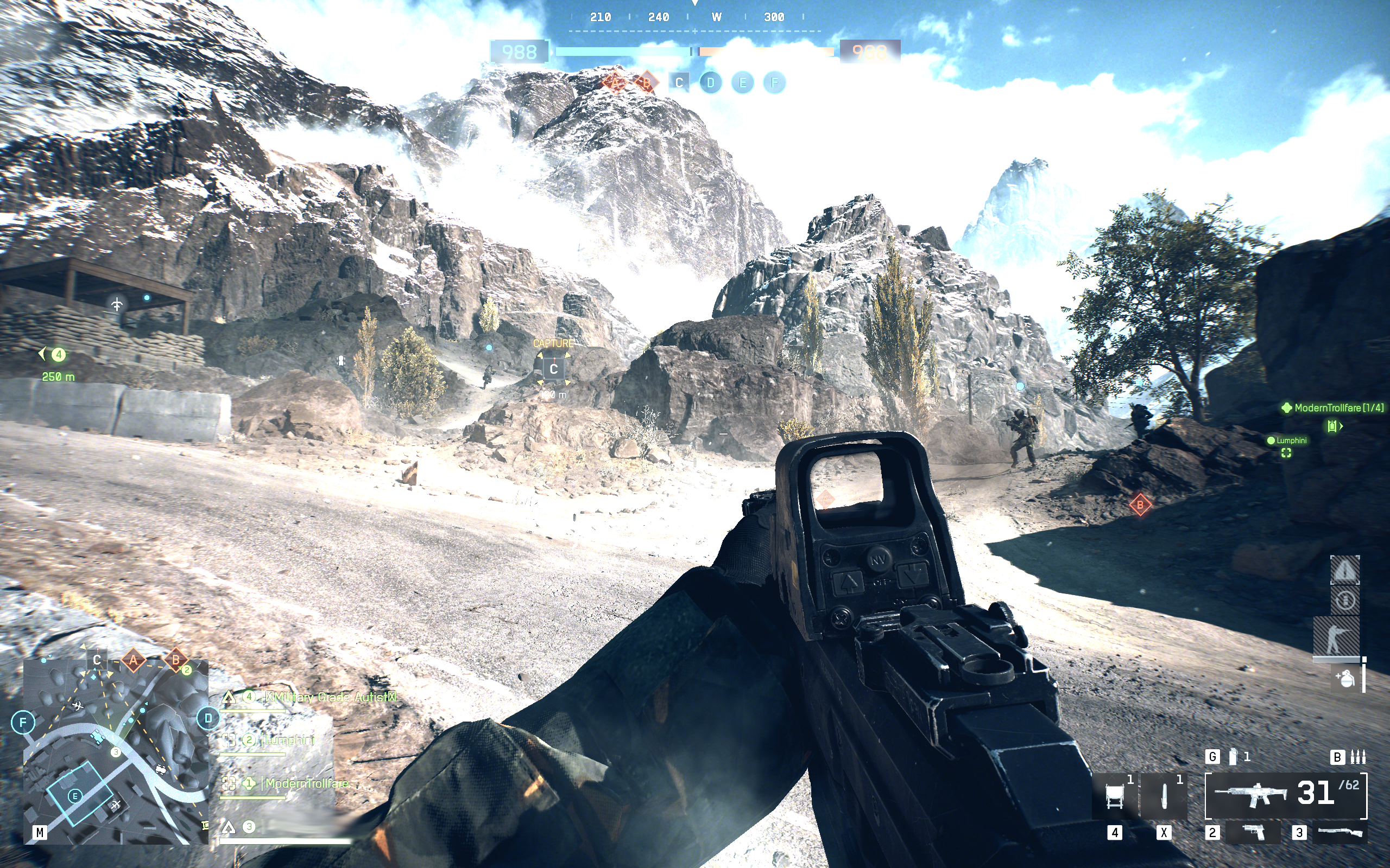 Знімок екрана з ентузіазмом гри у Battlefield 6