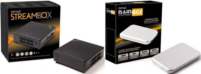 Zotac выпустила Wi-Fi-мост StreamBox и внешний карман RaidBox для двух SSD