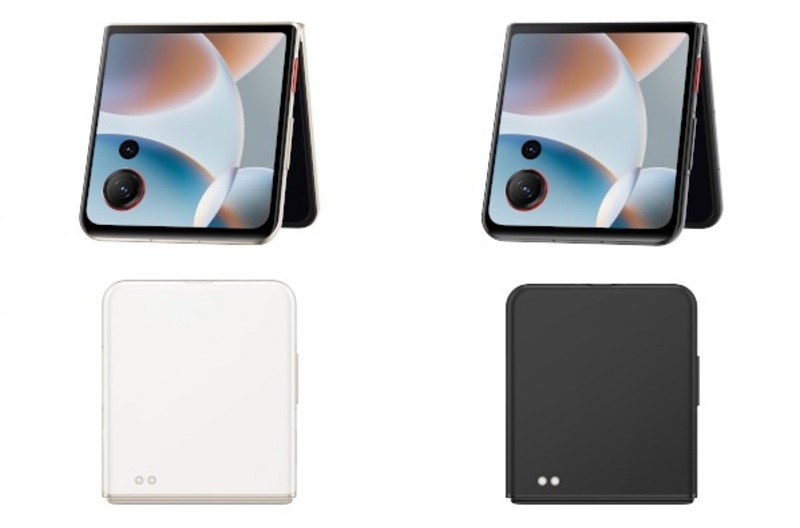 Модель ZTE Nubia Flip3 на выставке