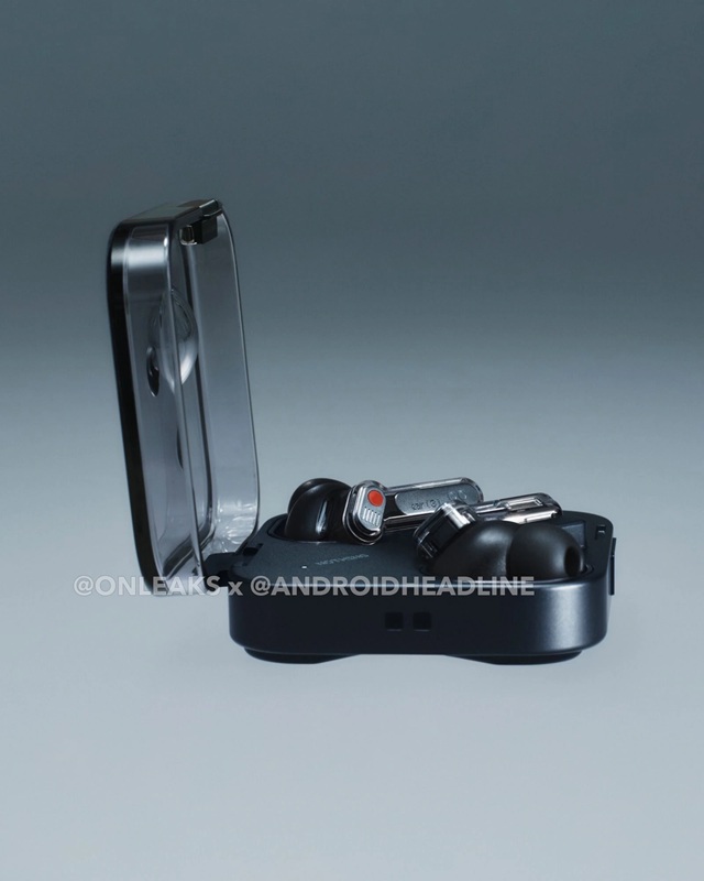 Render of Nothing Ear (3) in black colour