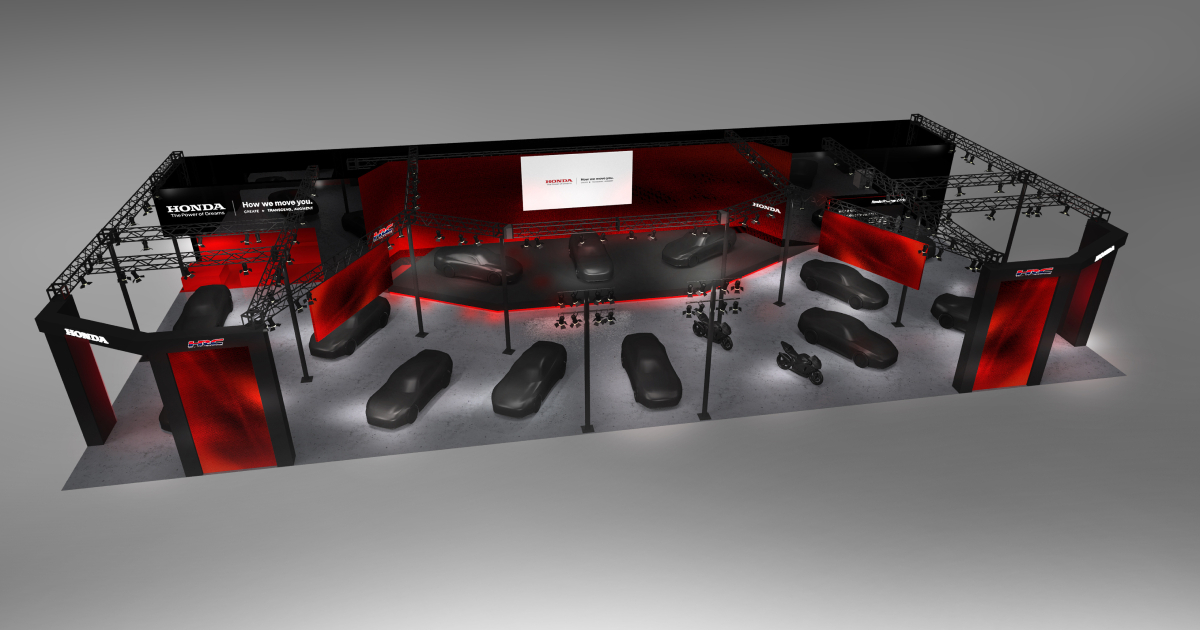План стенда Honda на Tokyo Auto Salon 2026