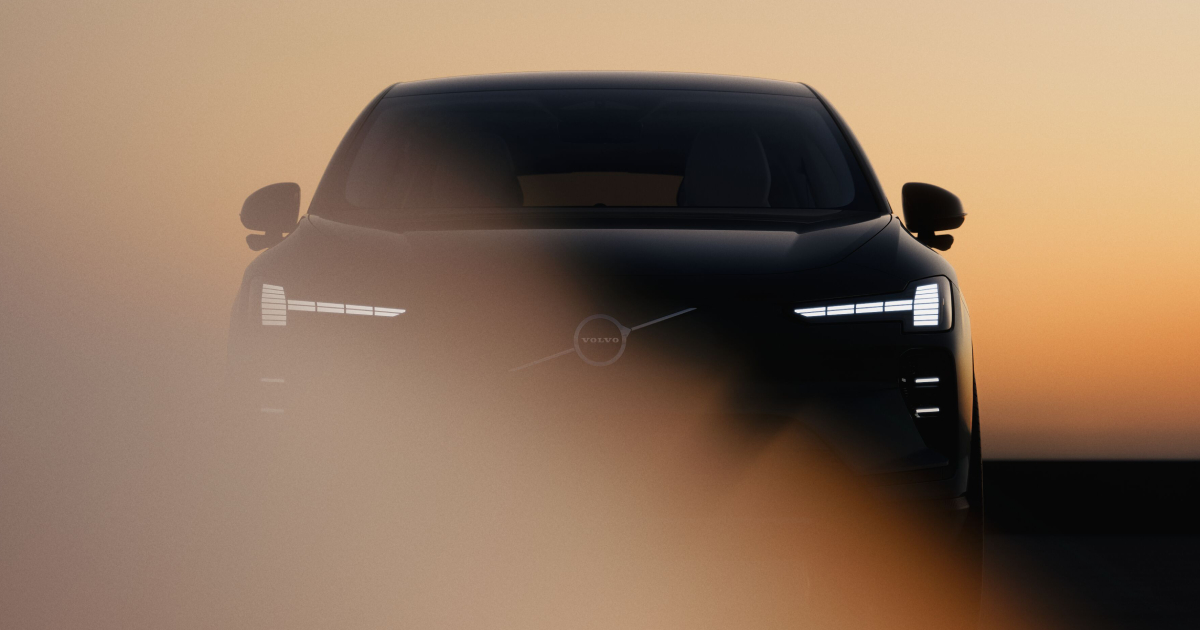 Image of the electric crossover Volvo EX60