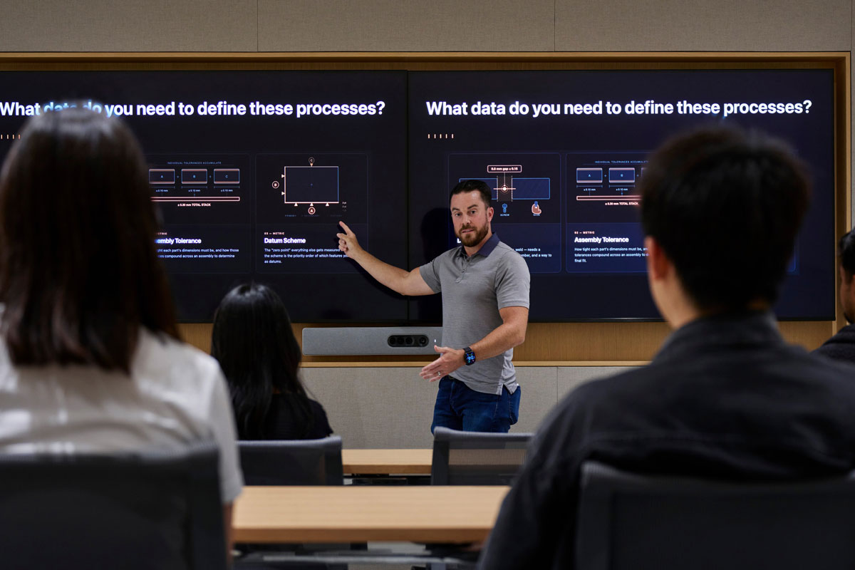 Заняття у класній кімнаті Apple Advanced Manufacturing Center в Х'юстоні