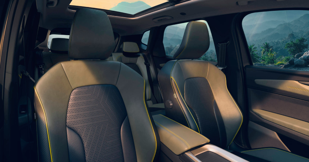 Декоративные элементы в салоне  Duster за стеклом