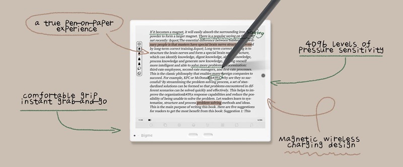 Bigme B10 tablet with color E Ink Kaleido 3 screen