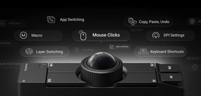 Ergonomic design of Keychron Nape Pro