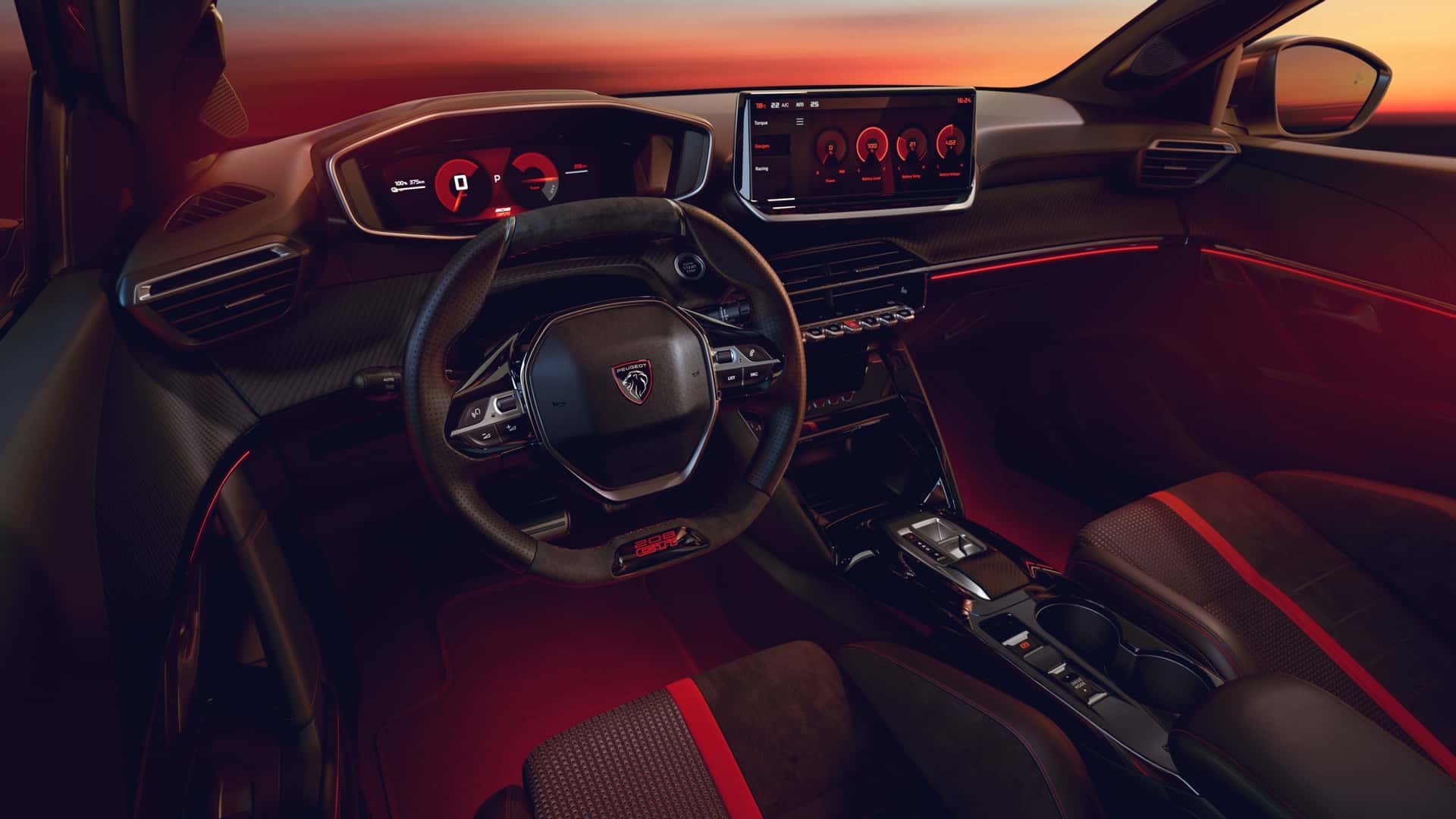 Peugeot E-208 GTi interior