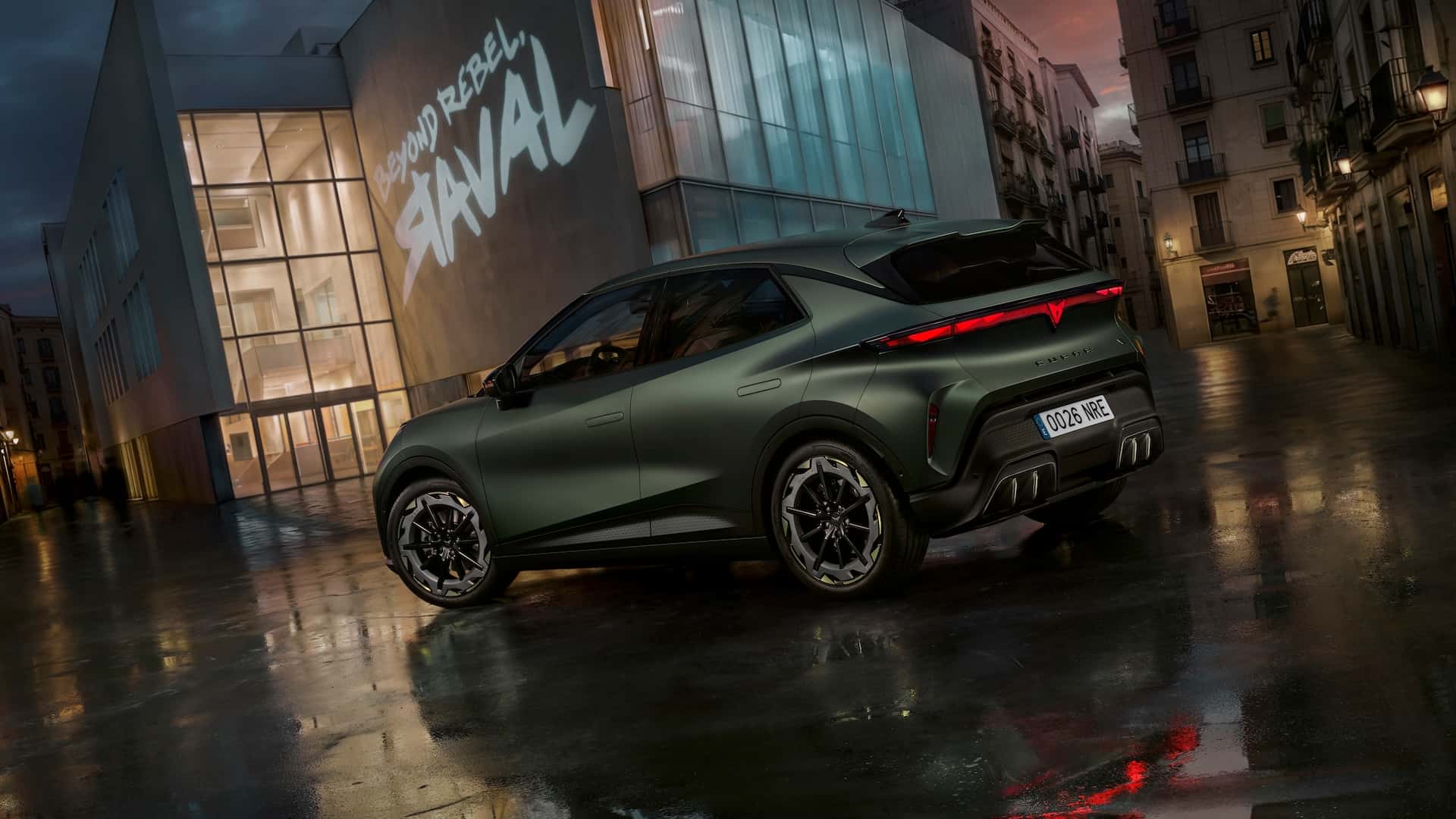Cupra Raval 2026 - вигляд ззаду