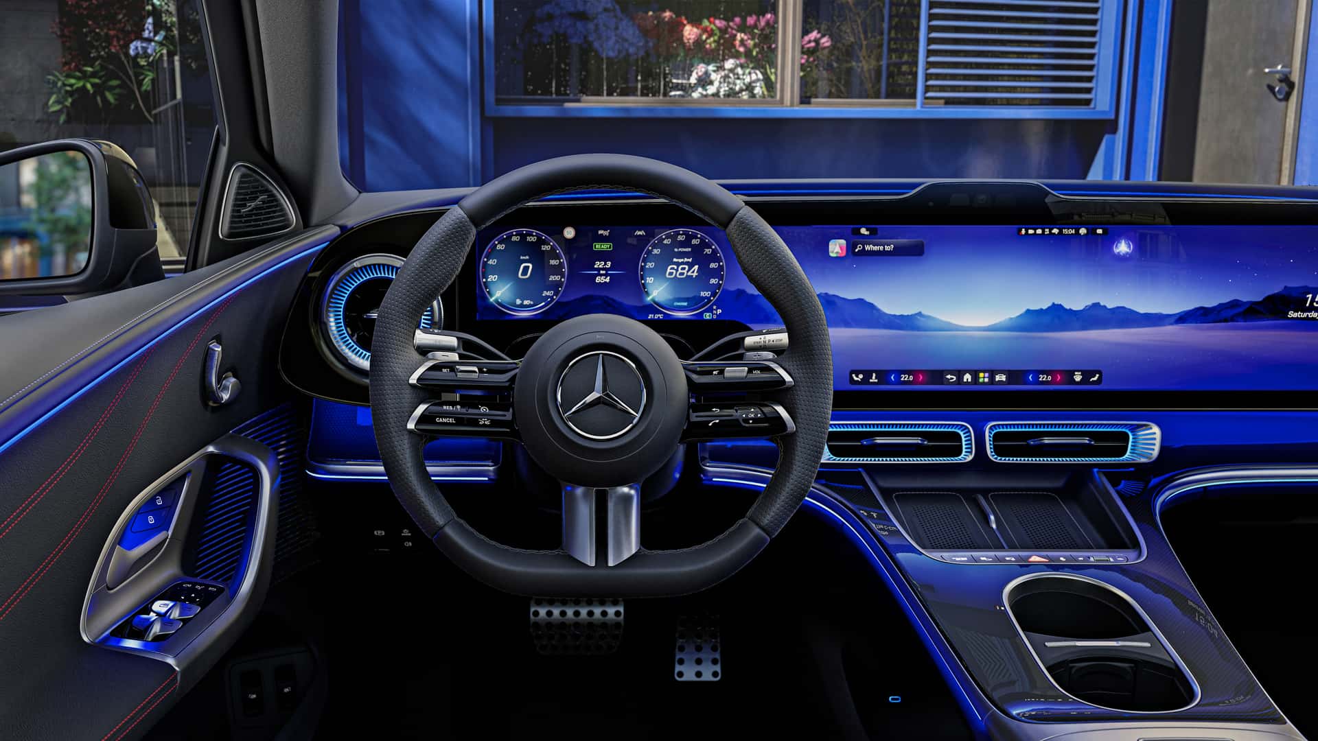 Mercedes C-Class luxury interior