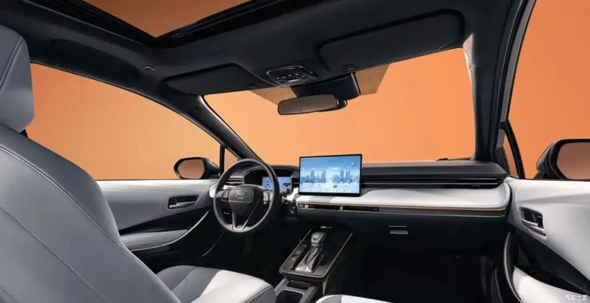 Інтер'єр GAC Toyota Levin L з новою мультимедійною системою