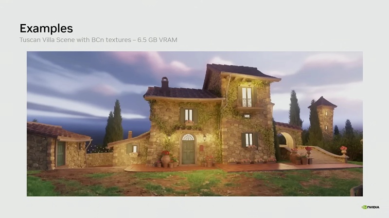 Tuscan Villa scene with NTC