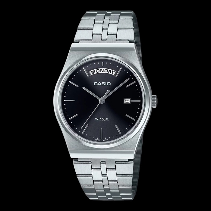 Часы Casio MTP-B146 серебристого цвета