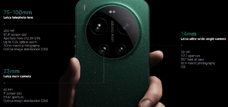 Xiaomi 17 Ultra smartphone with camera module