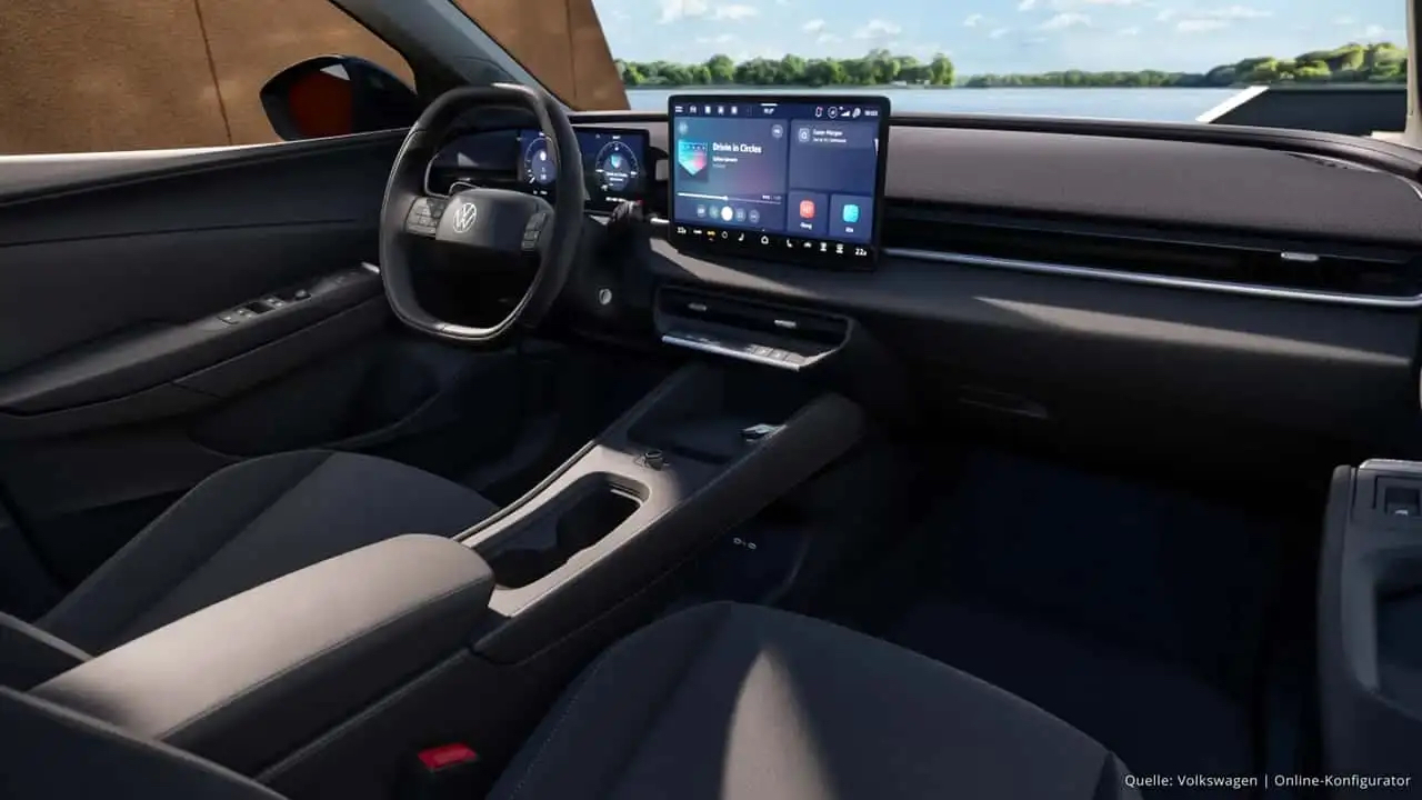 Центральная консоль Volkswagen ID. Polo с физическими переключателями