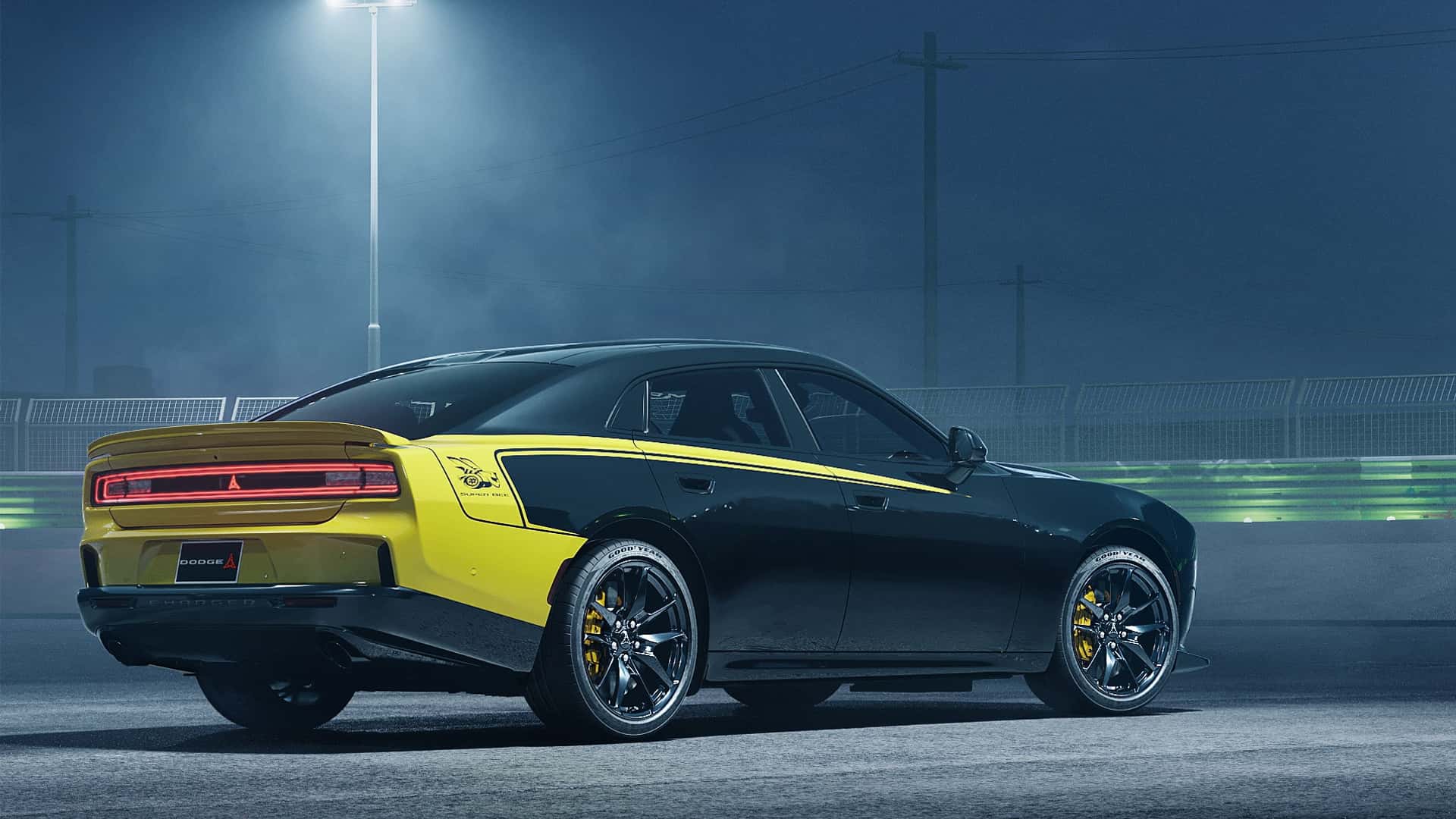 Емблема Super Bee на автомобілі Dodge