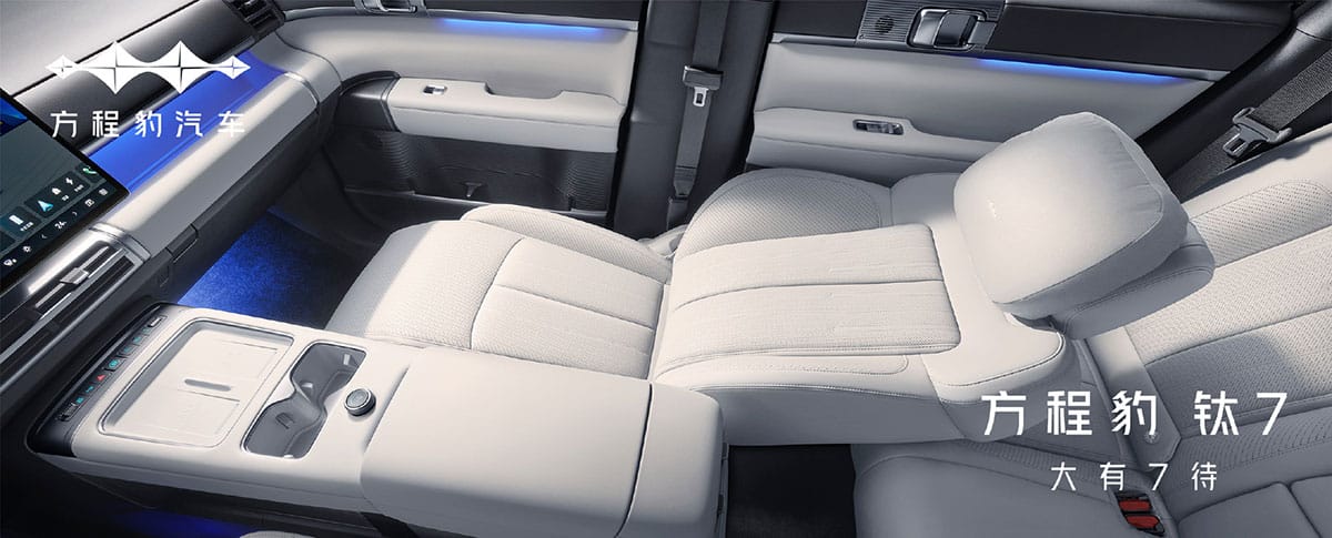 Кермо та приладова панель BYD Ti 7