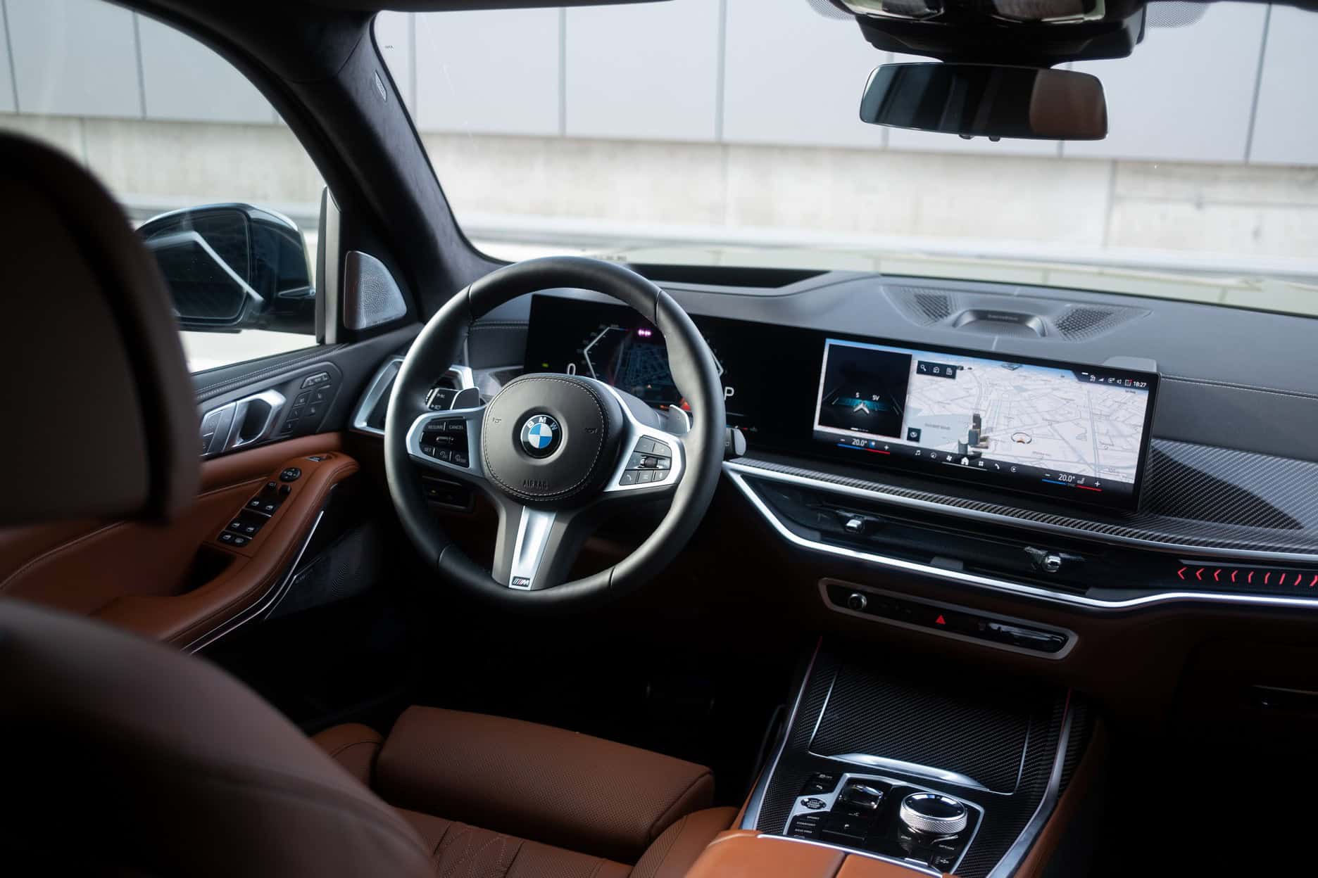 Stylish silhouette of BMW X5