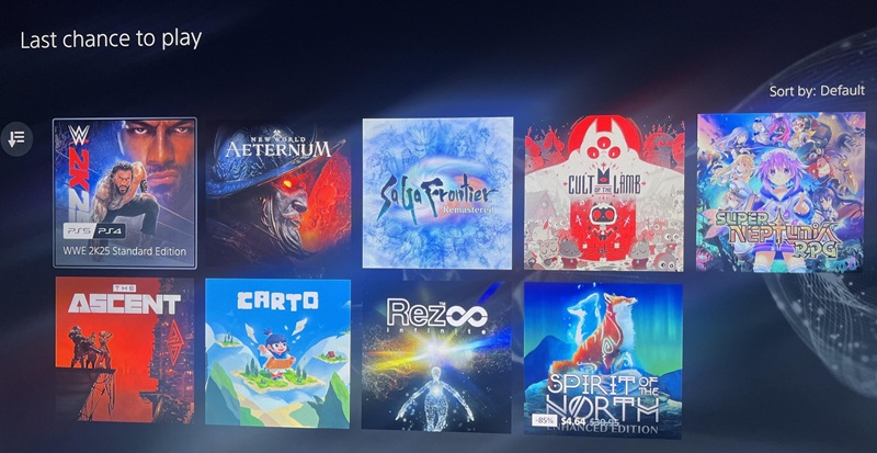 Игровая коллекция PlayStation